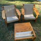 Chairs and Table Diana in Pine Wood by Karin Mobring for Ikea, 1