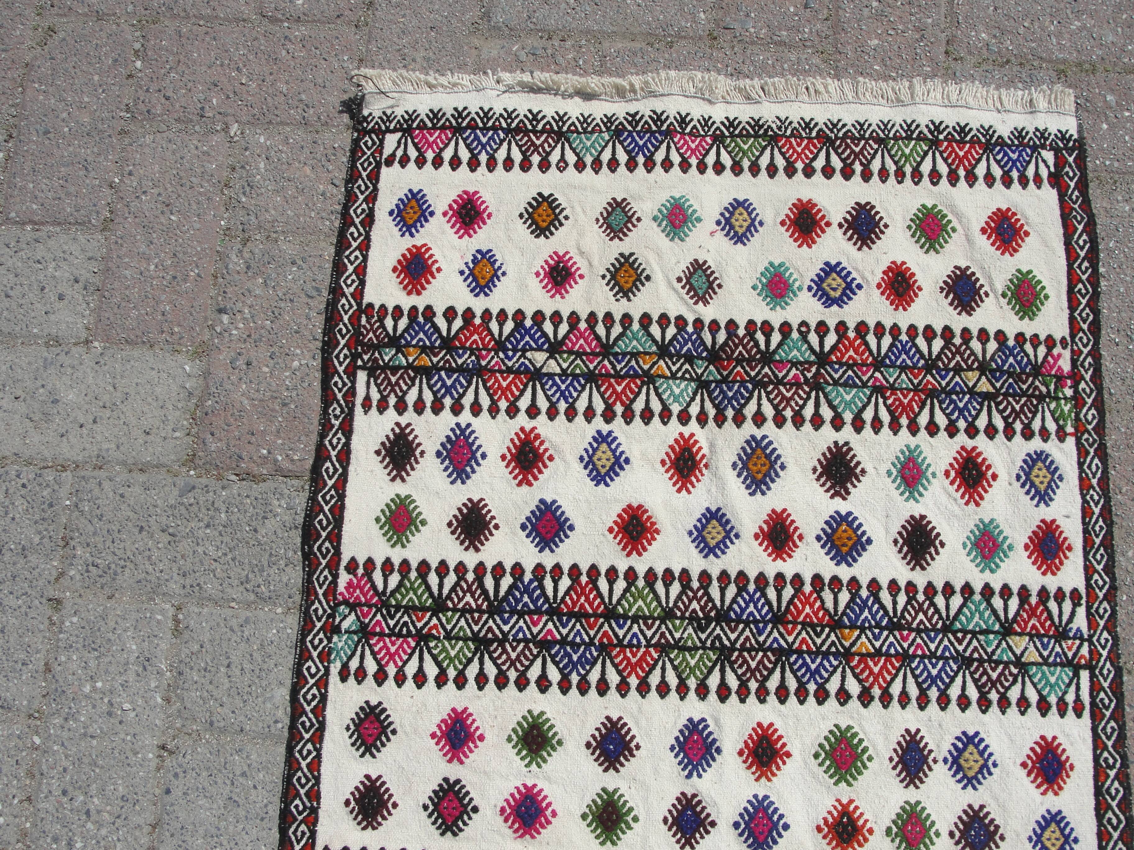 Small Cotton Doormat kilim rugs
