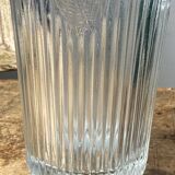Vase en verre moulée italien