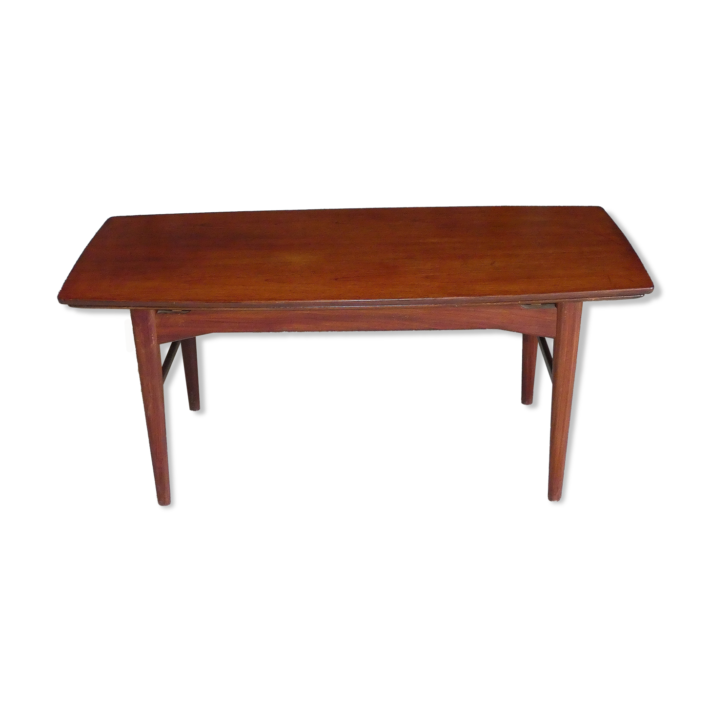 Scandinavian teak coffee table monte and drop, denmark 1960
