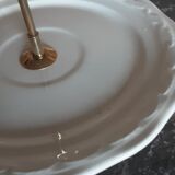 Vintage servant in cracked earthenware