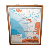 Ancienne carte scolaire Rossignol