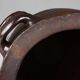 Signed Rustic Large Glazed Brown Ceramic Pot, Belgium, 1800s