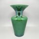 Vase fait à la main en verre de Murano vert par Maestro del Vetro, années 1970