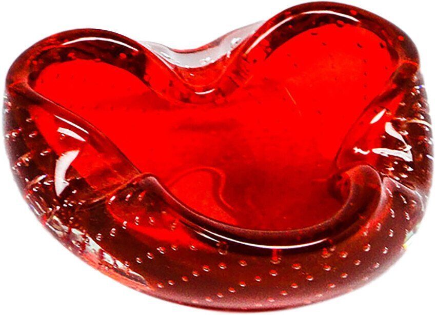 Sommerso Murano glass bowl by G. Ferro, Italy, 1950s