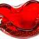 Sommerso Murano glass bowl by G. Ferro, Italy, 1950s