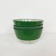 Large bowl - PALM green border