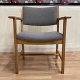 Scandinavian design armchair stamped "hans wegner" 1960.