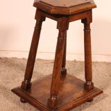 Henri II walnut stool, early 17th century