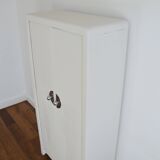 Ancienne armoire de rangement Mado en métal 1950s