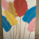 Life Splashes Textured Painting handmade 60x80cm signed with frame