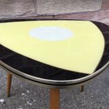 vintage cocktail coffee table design 1960 Scandinavian tripod