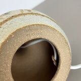 Ceramic studio pottery table light base by soholm  ceramic denmark 1970