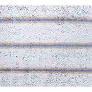Vintage Turkish Hand-Knotted Wool Cotton White Kilim Runner Rug 76x239
