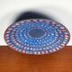 Large Mid-Century Modern German Studio Pottery Decorative Wall Plate by Eva Fritz-Lindner for Karlsruher Majolika, 1960s