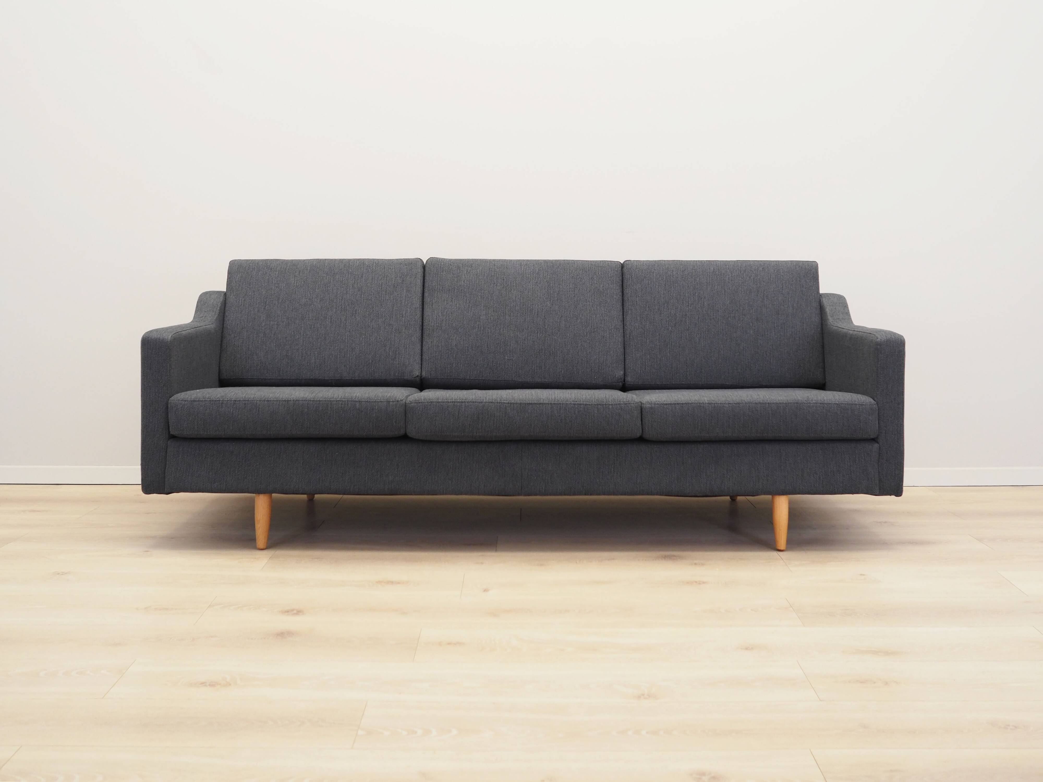 Grey sofa, Danish design, 1970s, production: Denmark