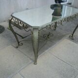 Table basse fer forgée