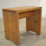 Series of eight stools Les Arcs Charlotte Perriand