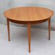 1960s round diningtable in cherrywood from LÜBKE