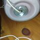 mylonit lamp – IKEA vintage table lamp in blown glass –