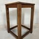 Brutalist side or plant table – oak