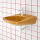 Vintage Sink L Mustard by Keramag Keravit, 1980