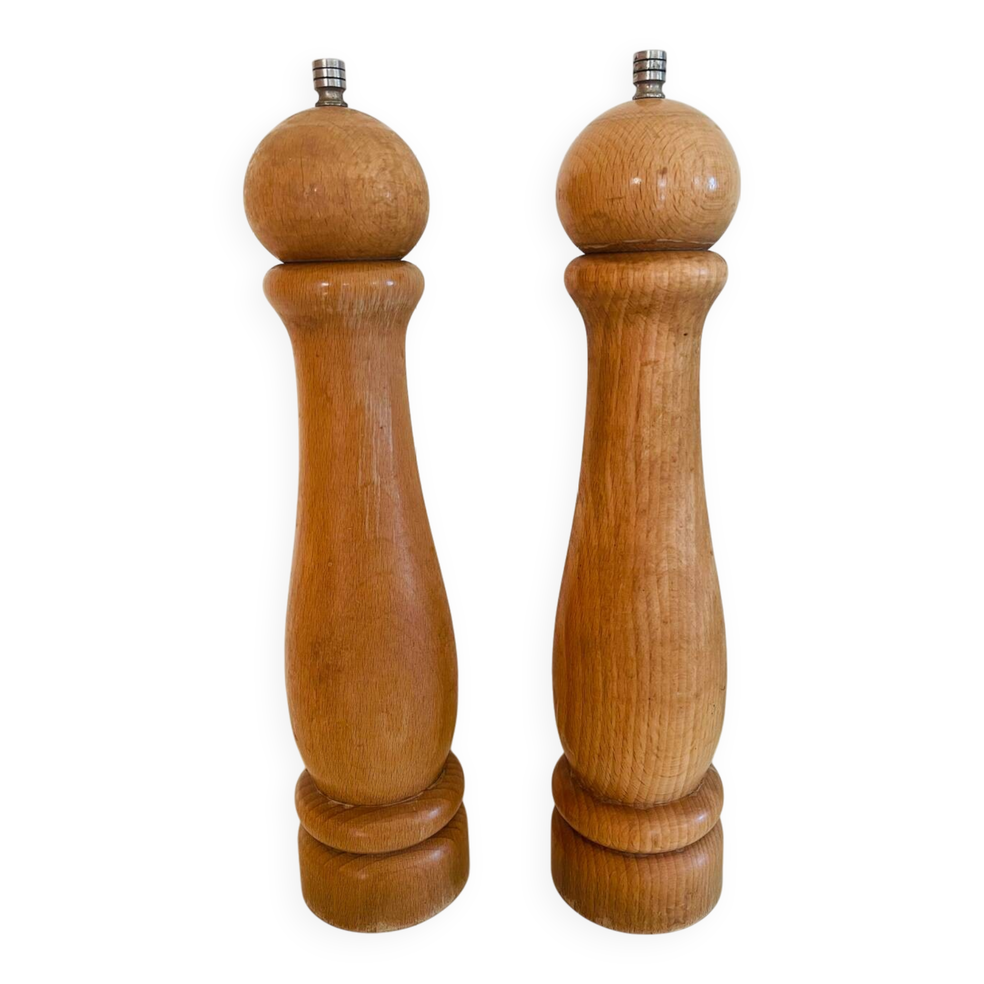 Vintage salt and pepper mills