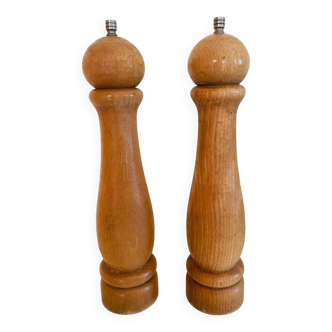 Vintage salt and pepper mills