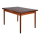Scandinavian extendable teak dining table