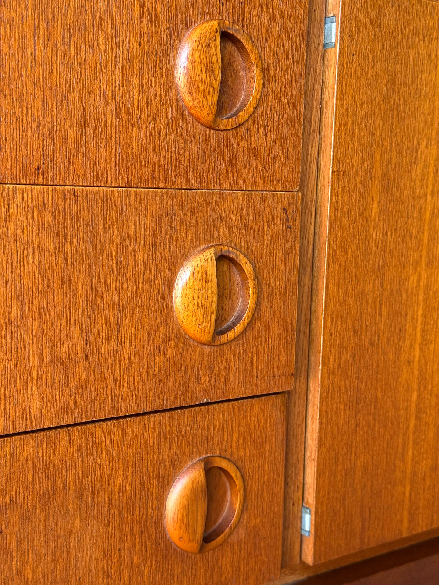 Vintage Scandinavian teak sideboard, 1960.