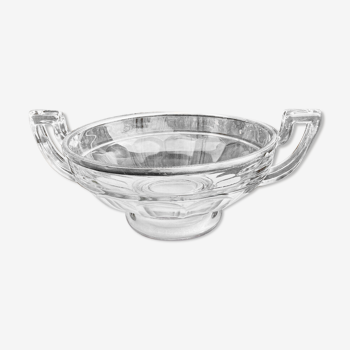 art deco fruit cup, silver mount minerva -val saint lambert