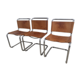 Lot of 3 chairs B33 Marcel Breuer