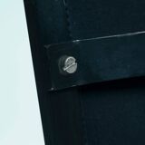 Vintage cubic steel canvas armchair by Radboud van Beekum by Pastoe, 1984