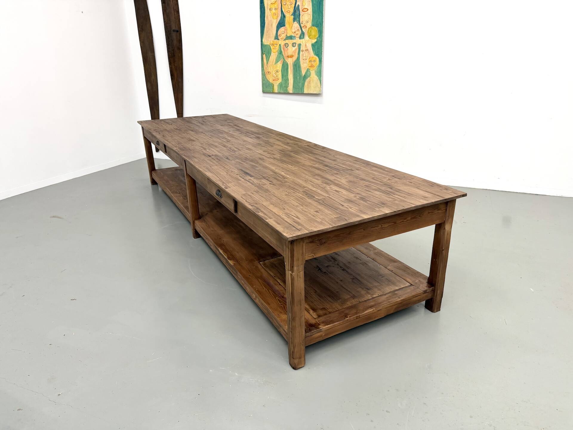XXL draper's table from the 1950s