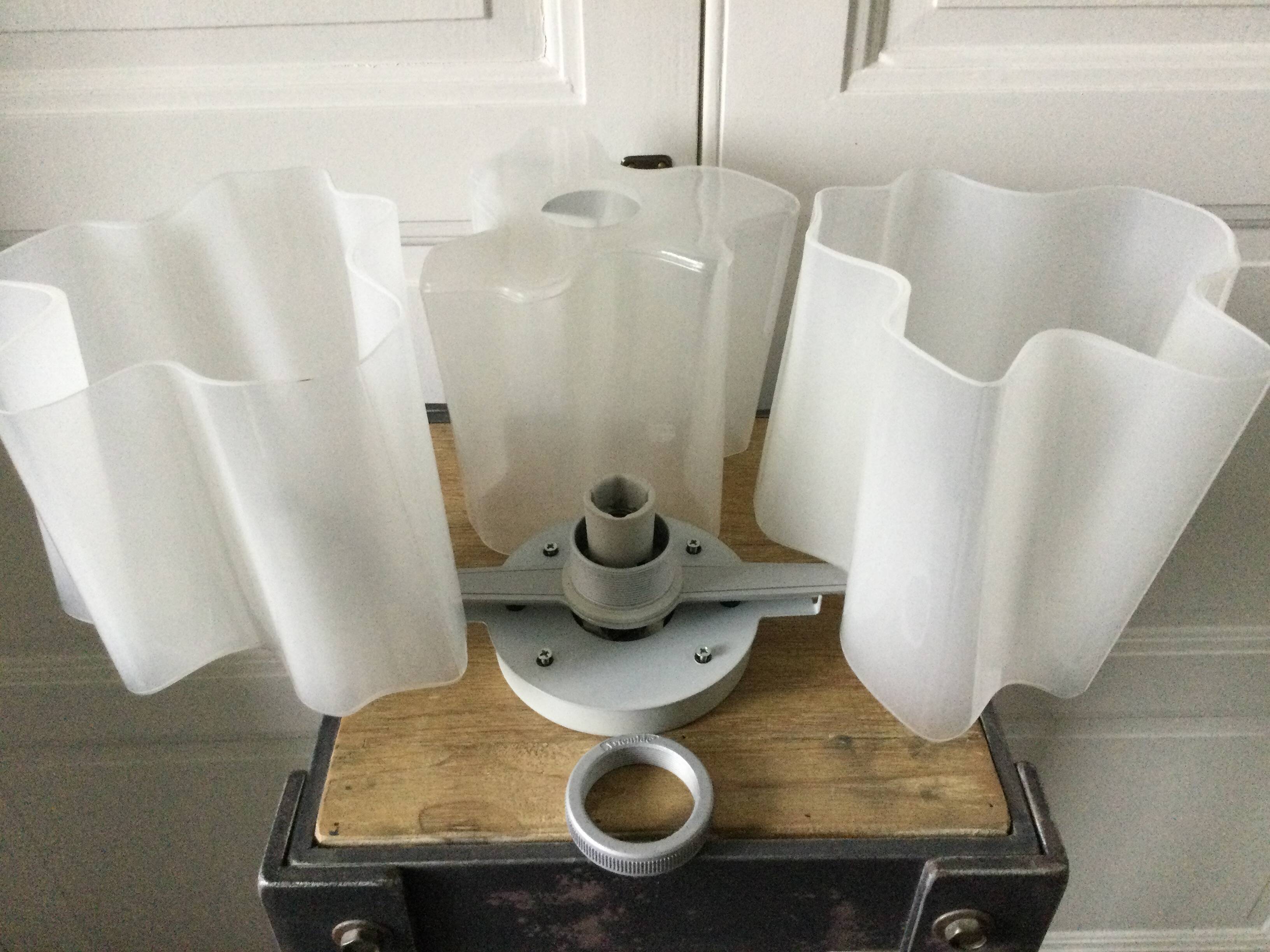 Artemide Logico micro 3-glass ceiling light