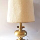Large golden foot lamp