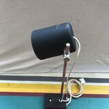 Black metal table lamp