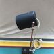 Black metal table lamp