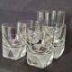 4 Rosenthal crystal whisky glasses + ice bucket + 2 shot glasses