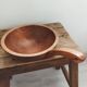 Service bowl, large bowl with wooden handle • Baribocraft • Canada
