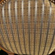 Paire de fauteuils cabriolet Louis XVI – dossier médaillon