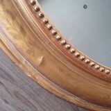 Grand miroir ovale
