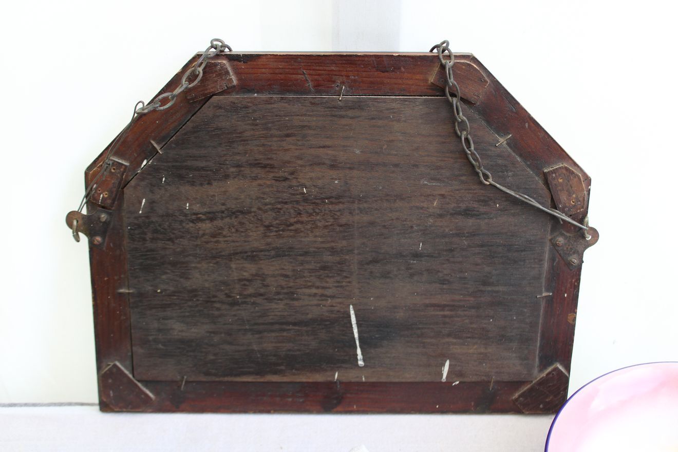 Wooden mirror
