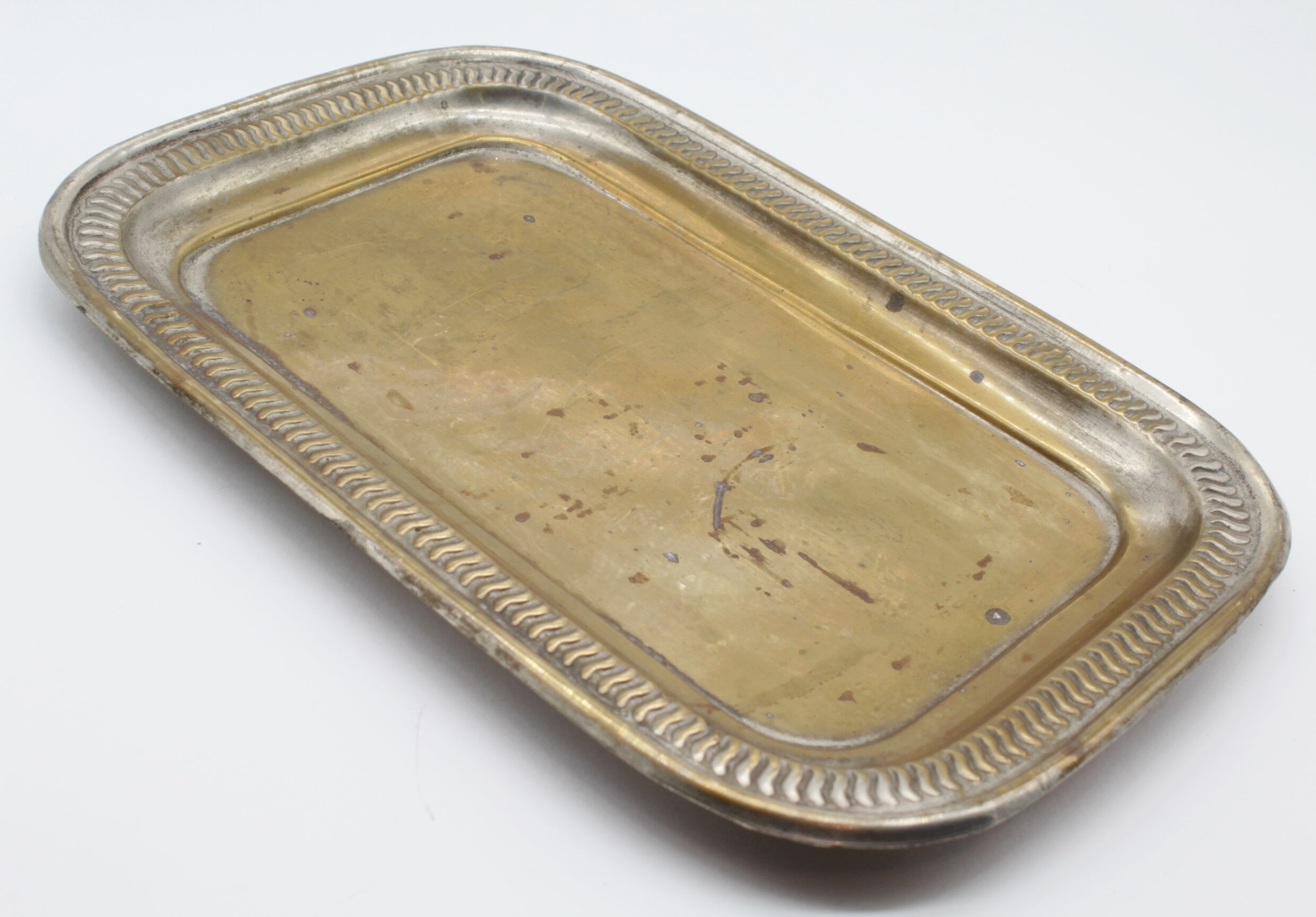 Vintage brass tray