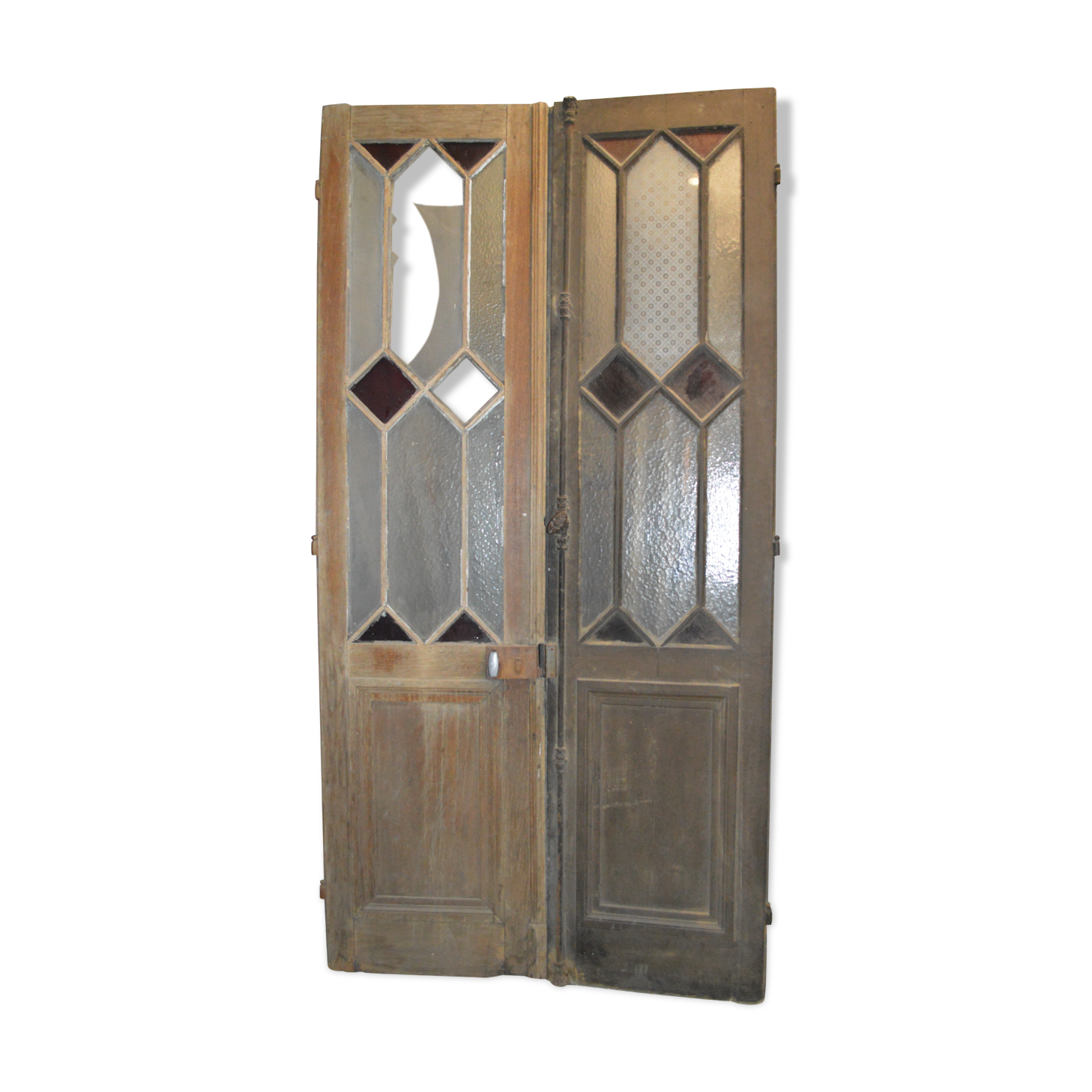 Pair of glass doors