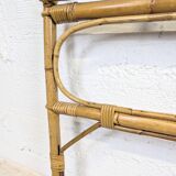 Vintage rattan headboard