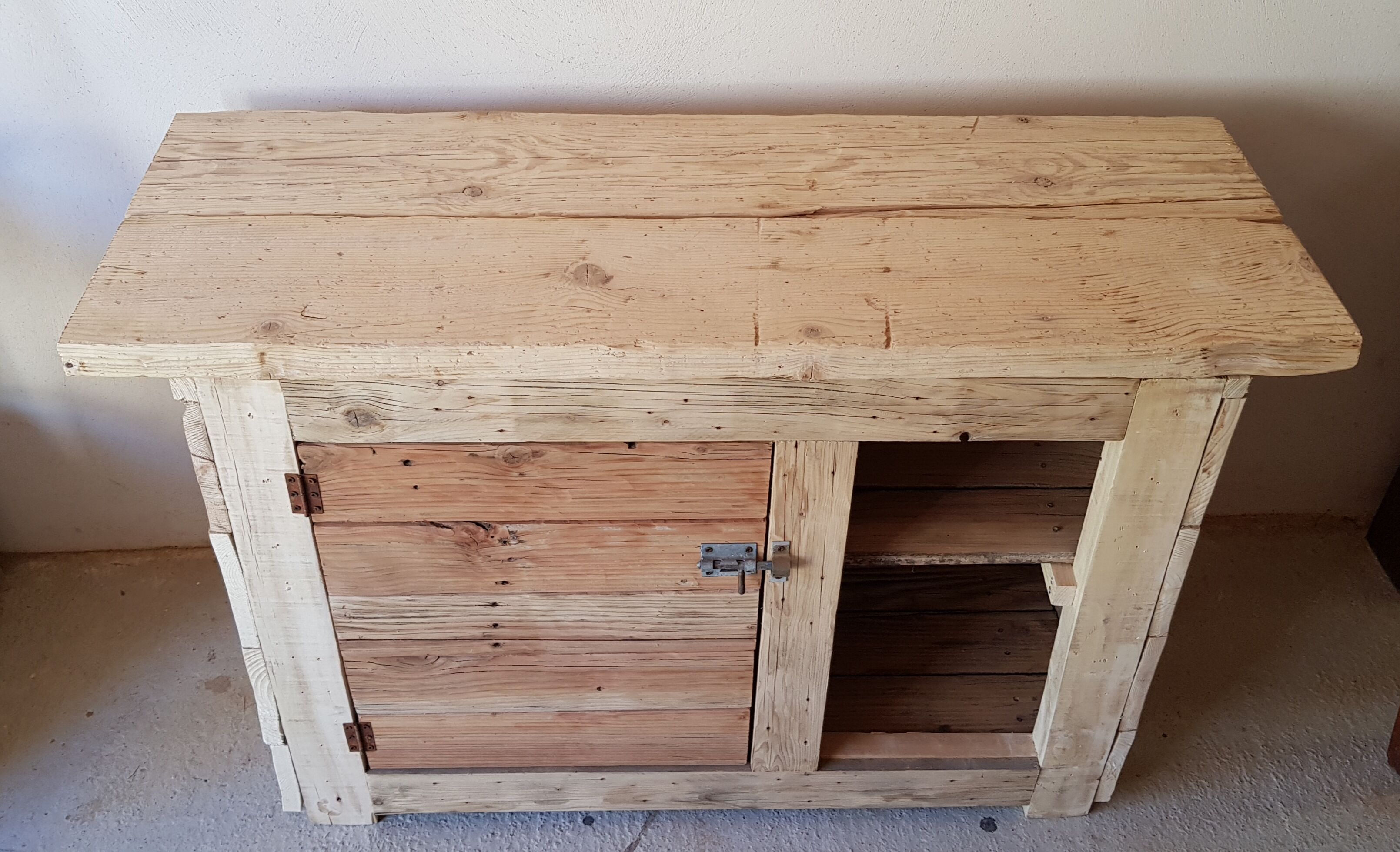 Former workshop workbench