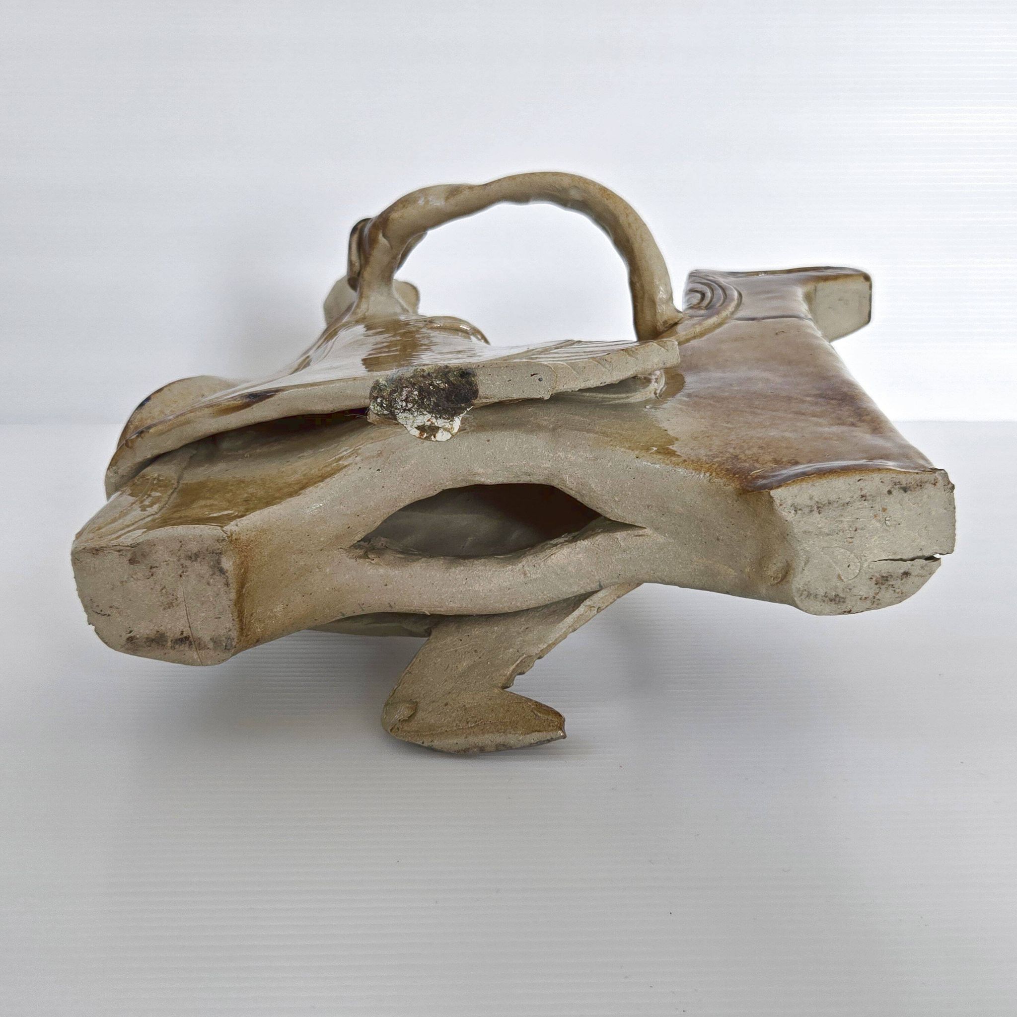 Cavalier en grès vintage, 1970