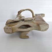Cavalier en grès vintage, 1970