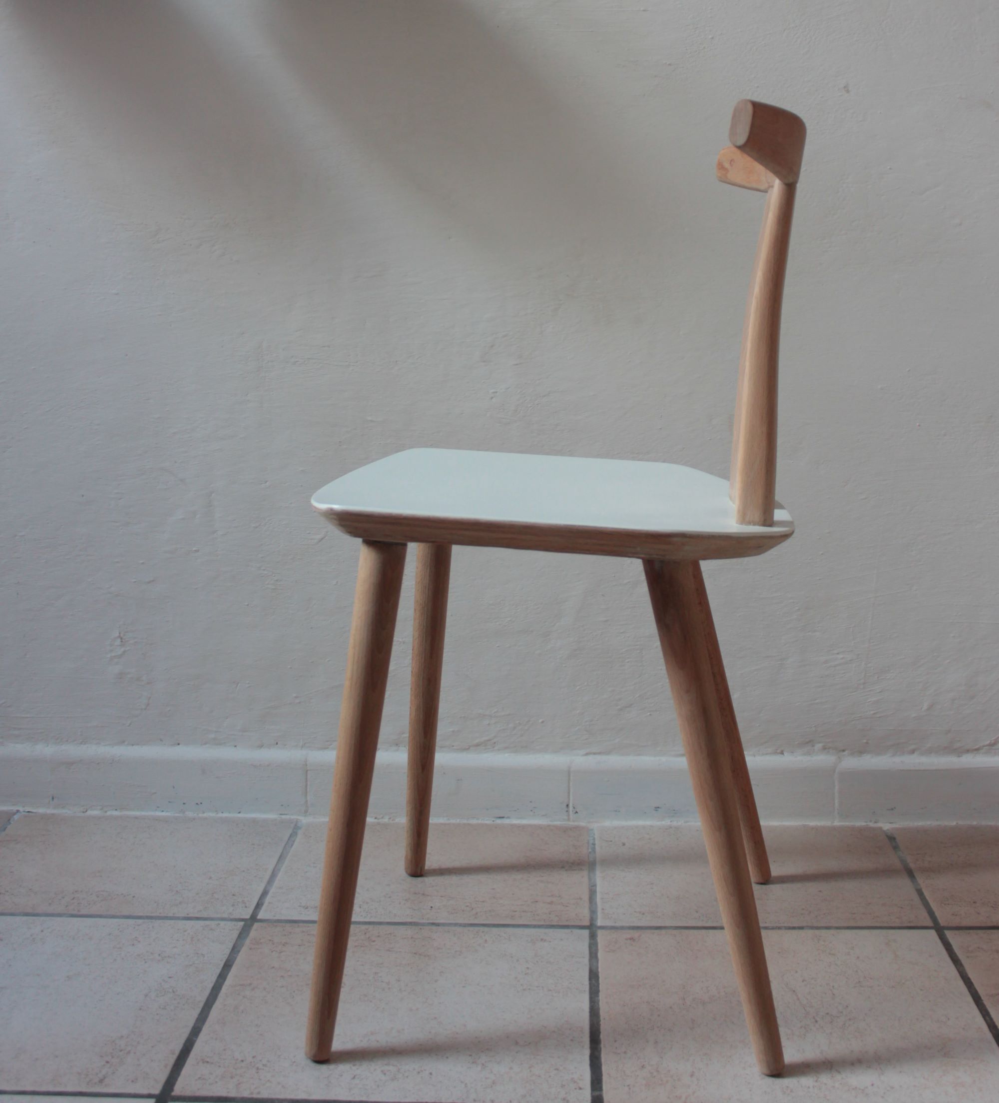 Chair j48, design poul m.volther, 1950, fdb møbler